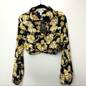 Crop top long sleeves, just Polly New York